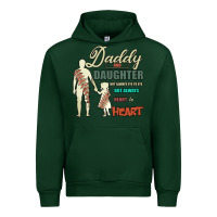 Forest Green Daddy And Daughter Not Always Eye To Eye But Always Heart To Heart Urban Hoodie - Bettercallsaul