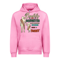 Fuchsia Pink Daddy And Daughter Not Always Eye To Eye But Always Heart To Heart Urban Hoodie - Bettercallsaul