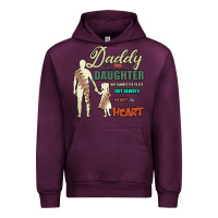 Mauve Wine Daddy And Daughter Not Always Eye To Eye But Always Heart To Heart Urban Hoodie - Bettercallsaul