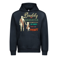 Navy Daddy And Daughter Not Always Eye To Eye But Always Heart To Heart Urban Hoodie - Bettercallsaul