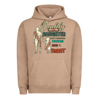 Pigment Burro Daddy And Daughter Not Always Eye To Eye But Always Heart To Heart Urban Hoodie - Bettercallsaul