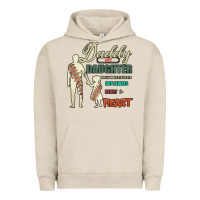 Pigment French Oak Daddy And Daughter Not Always Eye To Eye But Always Heart To Heart Urban Hoodie - Bettercallsaul