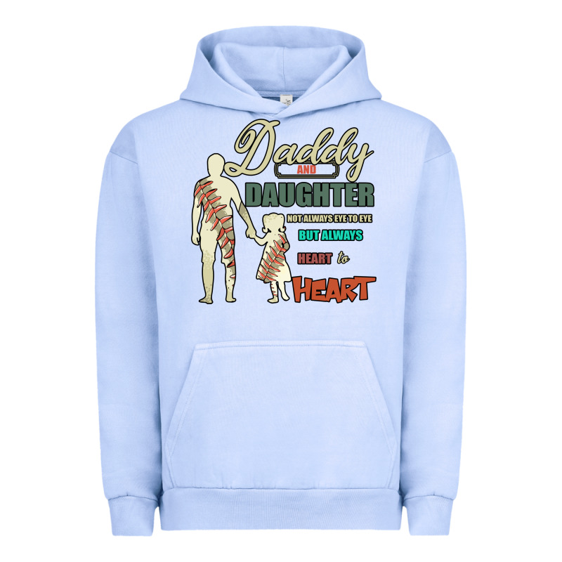 Daddy And Daughter Not Always Eye To Eye But Always Heart To Heart Urban Hoodie by Bettercallsaul | Teevron