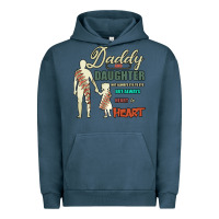 Pigment Midnight Navy Daddy And Daughter Not Always Eye To Eye But Always Heart To Heart Urban Hoodie - Bettercallsaul