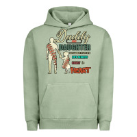 Pigment Oil Green Daddy And Daughter Not Always Eye To Eye But Always Heart To Heart Urban Hoodie - Bettercallsaul