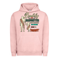 Pigment Salmon Daddy And Daughter Not Always Eye To Eye But Always Heart To Heart Urban Hoodie - Bettercallsaul