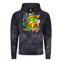 Cloud Black school bag Vintage Hoodie - texasbilliewilder