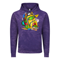 Cloud Purple school bag Vintage Hoodie - texasbilliewilder