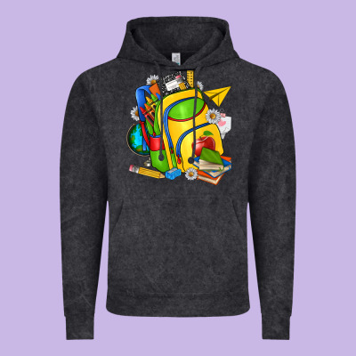 School Bag Vintage Hoodie Designed By Texasbilliewilder