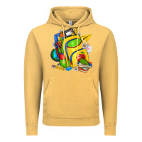 Vintage Mustard school bag Vintage Hoodie - texasbilliewilder