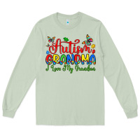 Matcha autism grandma i love my grandson Long Sleeve Tee - Artiststas