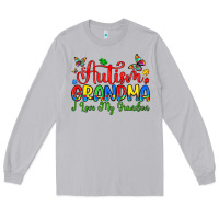 Moon Dust autism grandma i love my grandson Long Sleeve Tee - Artiststas