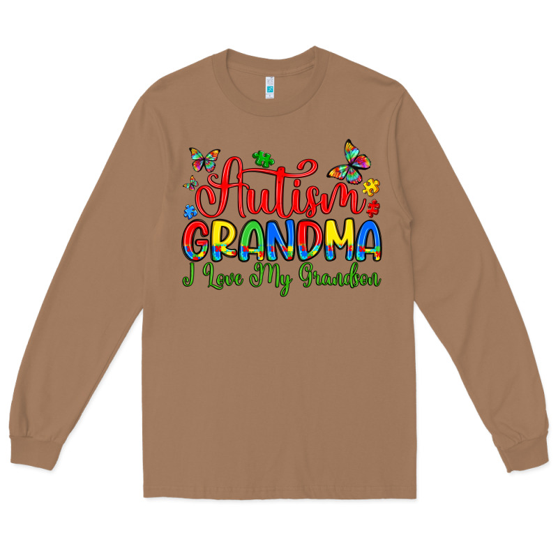 Autism Grandma I Love My Grandson Long Sleeve Tee by Artiststas | Teevron