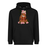 Black chicken Heavyweight Hoodie - MaliasSmallBusiness