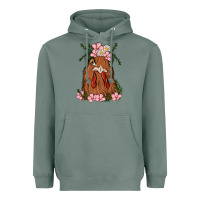 Sage chicken Heavyweight Hoodie - MaliasSmallBusiness