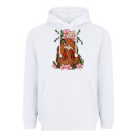 White chicken Heavyweight Hoodie - MaliasSmallBusiness