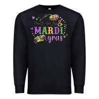 Black thick thighs mardi gras Premium Sweatshirt - MaliasSmallBusiness