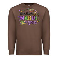Chestnut thick thighs mardi gras Premium Sweatshirt - MaliasSmallBusiness
