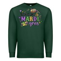 Sports Green thick thighs mardi gras Premium Sweatshirt - MaliasSmallBusiness
