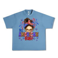 Pebble Blue All American babe Urban Heavy Tee - Neo Western