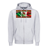 Heather Grey mexico flag serape roses leopard and glitter licanse plate Zipper Hoodie - Artiststas