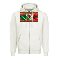 Oatmeal Heather mexico flag serape roses leopard and glitter licanse plate Zipper Hoodie - Artiststas