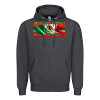 Mexico Flag Serape Roses Leopard And Glitter Licanse Plate Zipper Hoodie | Teevron