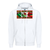 White mexico flag serape roses leopard and glitter licanse plate Zipper Hoodie - Artiststas