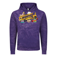 Cloud Purple school bus driver Vintage Hoodie - texasbilliewilder