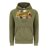 Vintage Olive school bus driver Vintage Hoodie - texasbilliewilder