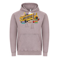 Vintage Zinc school bus driver Vintage Hoodie - texasbilliewilder