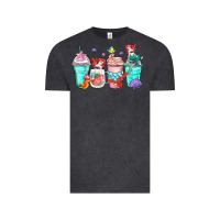 Vintage Black ariel coffee cups Vintage Tee - Zillion Design Studio