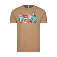 Vintage Coffee ariel coffee cups Vintage Tee - Zillion Design Studio