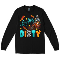Black let's play dirty Long Sleeve Tee - Artiststas