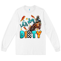 White let's play dirty Long Sleeve Tee - Artiststas