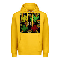 Lemon african and leaf seamless pattern Premium Hoodie - BundleAndBundleShop