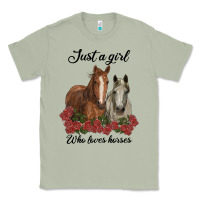 Matcha just a girl who loves horses no background Classic Tee - RanaPortraitStore