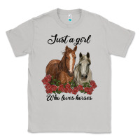 Moon Dust just a girl who loves horses no background Classic Tee - RanaPortraitStore