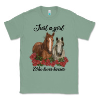 Sage just a girl who loves horses no background Classic Tee - RanaPortraitStore
