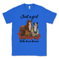 True Royal just a girl who loves horses no background Classic Tee - RanaPortraitStore