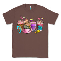 Chestnut nail art  coffee cups Classic Tee - AdoDesignShop