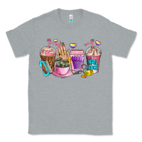 Heather Grey nail art  coffee cups Classic Tee - AdoDesignShop