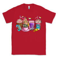 Red nail art  coffee cups Classic Tee - AdoDesignShop