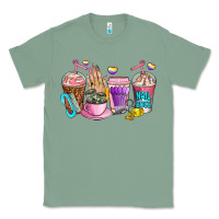 Sage nail art  coffee cups Classic Tee - AdoDesignShop