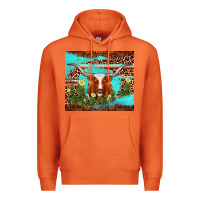 Carrot longhorn tumbler Premium Hoodie - AdoDesignShop