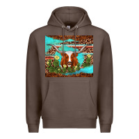Coffee longhorn tumbler Premium Hoodie - AdoDesignShop