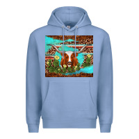 Colony Blue longhorn tumbler Premium Hoodie - AdoDesignShop