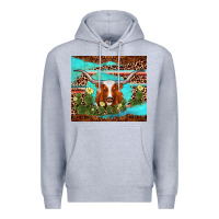 Heather Grey longhorn tumbler Premium Hoodie - AdoDesignShop