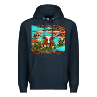 Navy longhorn tumbler Premium Hoodie - AdoDesignShop