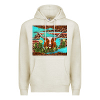 Oatmeal Heather longhorn tumbler Premium Hoodie - AdoDesignShop